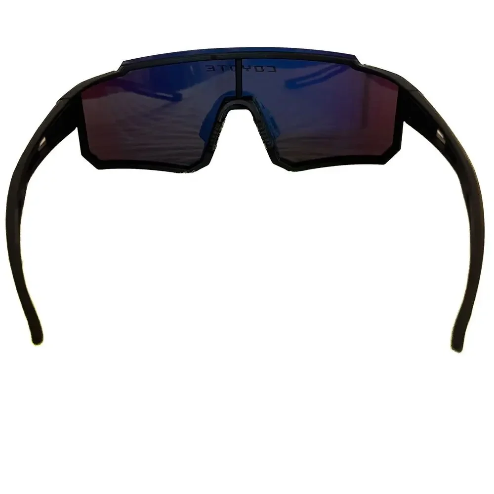 Coyote Cobra Polarized Shield Sunglasses Green Mirror Lens Sport Cycling Hiking